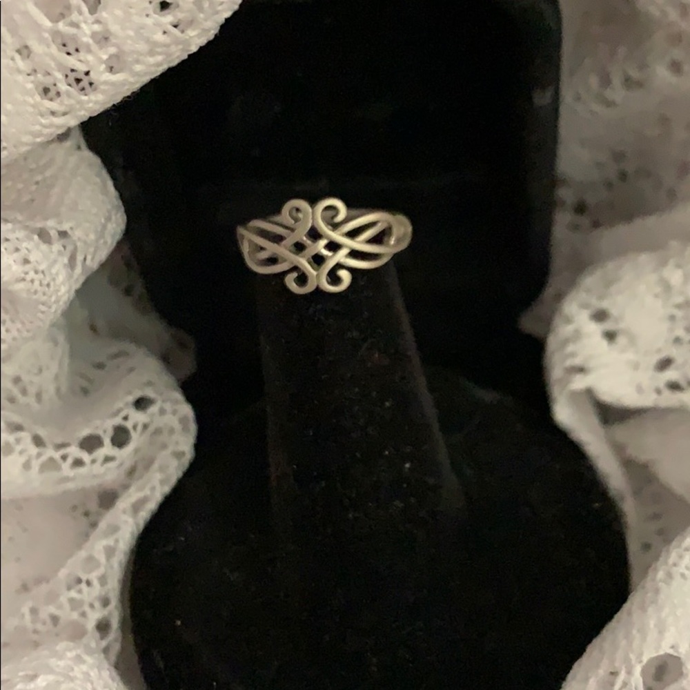 Pinky Designed Cute Ring   Size 1.5